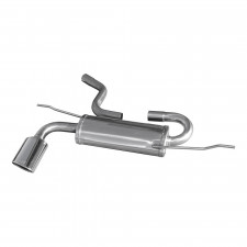 Auspuff Inoxcar Endschalldämpfer Hinten 1X120X80 Oblique SEAT LEON II Typ 1P 1.6 102PS nach 2005