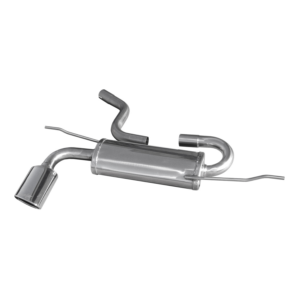 Scarico Inoxcar Silenziatore Terminale 1X120X80 Obliquo SEAT LEON II (Tipo 1P) 1.6 (102CV) dopo il 2005 - IC-SELE15SB - SELE.15.SB - 3661768344965