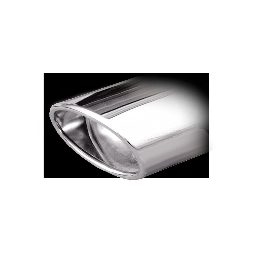 Auspuff Inoxcar Endschalldämpfer hinten 1X120X80 Oblique SEAT LEON III serie Type 5F 2.0 TDI FR 150cv nach 2014 - IC-SELE22SB - SELE.22.SB - 3661768346433