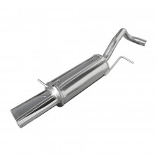 Inoxcar Exhaust Rear Silencer 1X120X80 Oblique VOLKSWAGEN POLO (type 6R) 1.4 16V GTi (180HP) after 2010  diam 55