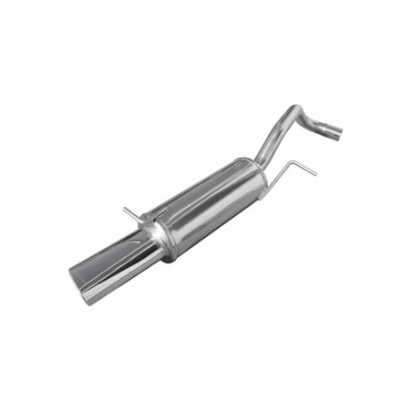 Inoxcar Exhaust Rear Silencer 1X120X80 Oblique VOLKSWAGEN POLO (type 6R) 1.4 16V GTi (180HP) after 2010  diam 55