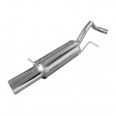 Inoxcar Exhaust Rear Silencer 1X120X80 Oblique VOLKSWAGEN POLO (type 6R) 1.4 16V GTi (180HP) after 2010  diam 55