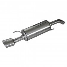 Inoxcar Exhaust Rear Silencer 1X120X80 OPEL ADAM 1.4 S TURBO (150HP) after 2015 diam 54