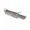 Inoxcar Exhaust Rear Silencer 1X120X80 OPEL ASTRA F 1.4 16V (90HP) 3 Fixations after 1996