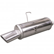 Auspuff Inoxcar Schalldämpfer Hinten 1X120X80 PEUGEOT 106 phase 2 1.6 16V RALLYE / GTi / 1.6 16V 1996-2003