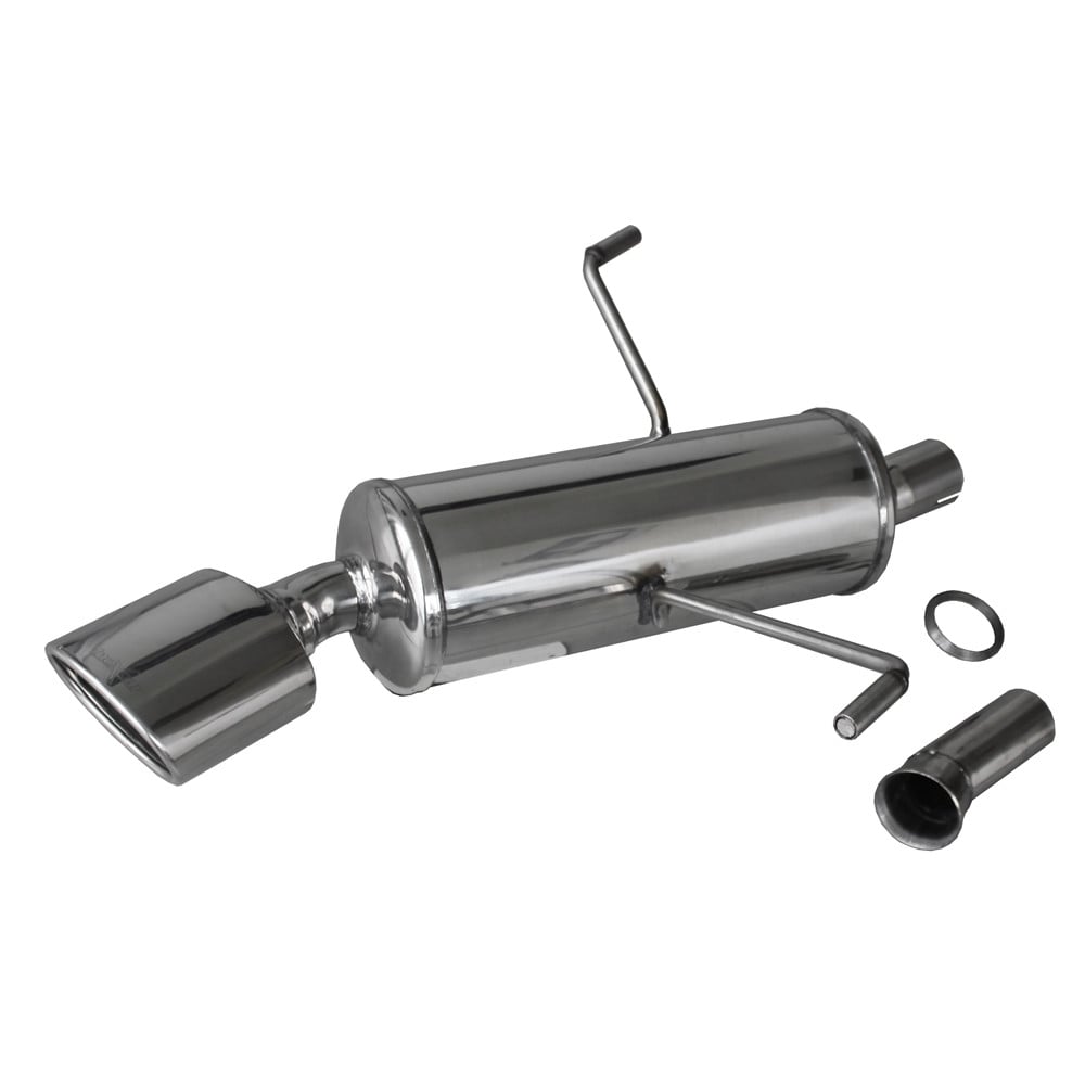 Auspuff Inoxcar Schalldämpfer Hinten 1X120X80 PEUGEOT 206 SW 1.6 16V 110CV nach 2002 - IC-PE20617120 - PE206.17.120 - 3661768321294
