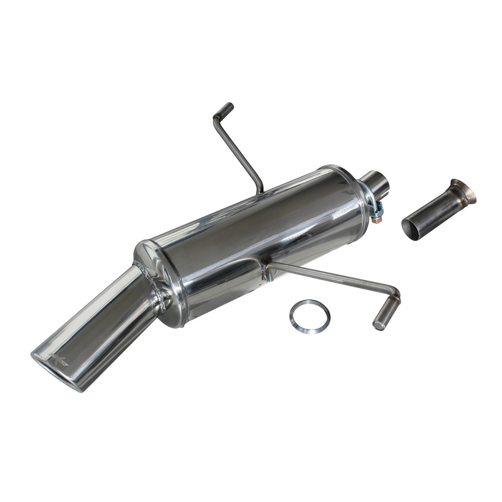 Inoxcar Exhaust Rear Silencer 1X120X80 PEUGEOT 206 SW 2.0 16V (136HP) 2002-2004 - IC-PE20618120 - PE206.18.120 - 3661768321676