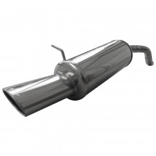 Inoxcar Exhaust Rear Silencer 1X120X80 RENAULT CLIO 4 1.2 (75HP) after 2013