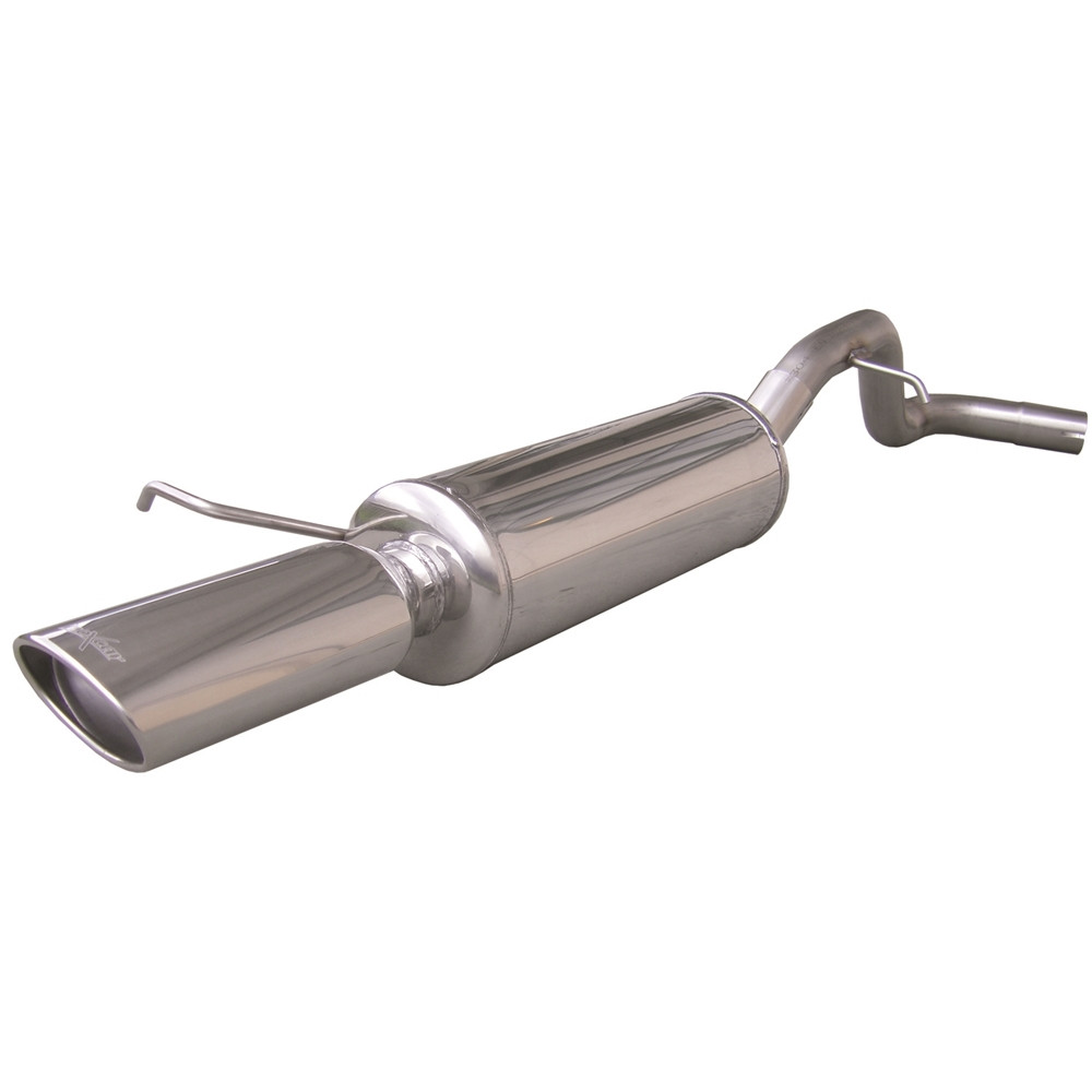 Inoxcar Exhaust Rear Silencer 1X120X80 SEAT LEON (Type 1M) 1.6 8V (100HP) after 2000 - IC-SELE02120 - SELE.02.120 - 3661768341681