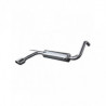 Inoxcar Exhaust Rear Silencer 1X120X80 TOYOTA AYGO 1.0 (68HP) after 2005