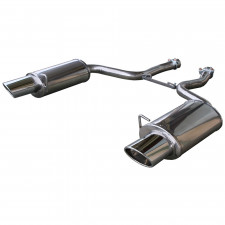 Auspuff Inoxcar Endschalldämpfer hinten 1X150X105 Oblique rechts+links AUDI 3° serie RS4 4.2 V8 420PS nach 2006