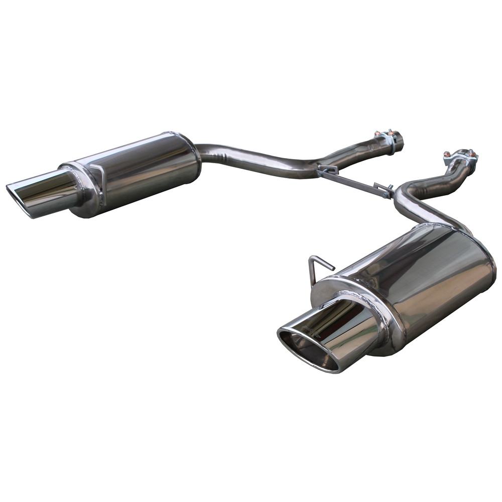 Auspuff Inoxcar Endschalldämpfer hinten 1X150X105 Oblique rechts+links AUDI 3° serie RS4 4.2 V8 420PS nach 2006 - IC-OVA405150 - OVA4.05.150 - 3661768300909