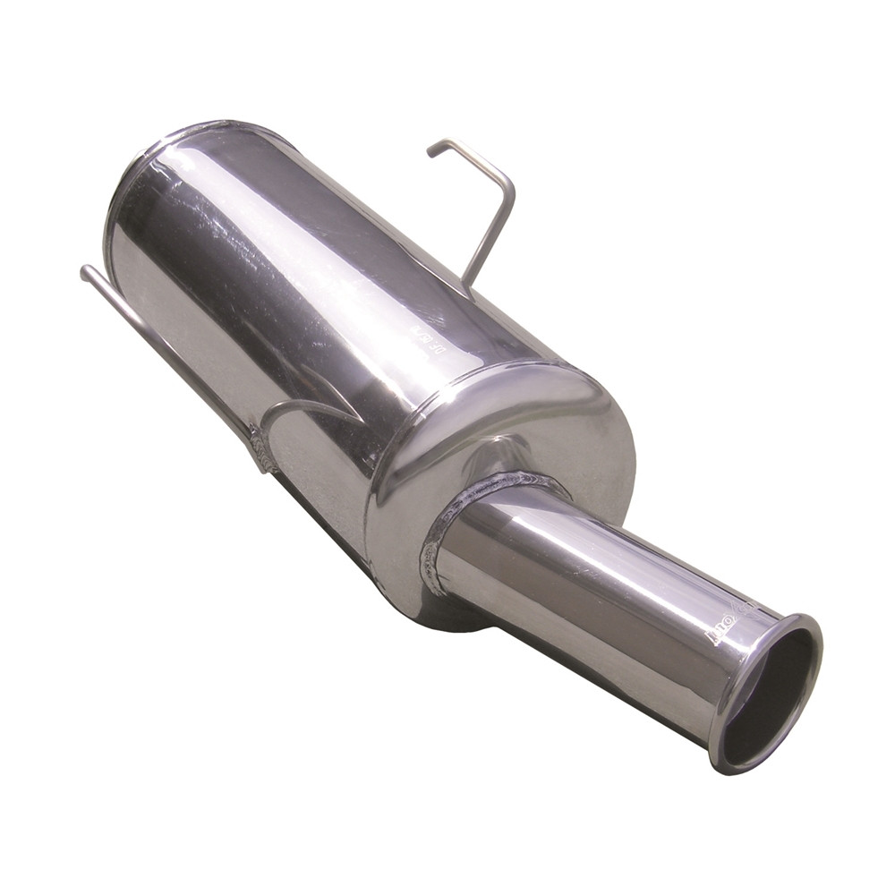 Scarico Inoxcar Silenziatore Terminale 1X76 Retrò Style CITROEN SAXO 1.6 16V VTS (118CV) dopo il 1999 diam 50 - IC-CISAX01RT - CISAX.01.RT - 3661768397398
