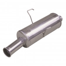 Inoxcar Exhaust Rear Silencer 1X76 Retrò Style PEUGEOT 106 MK 2 1.6 16V RALLYE / GTi / 1.6 16V 1996-2003