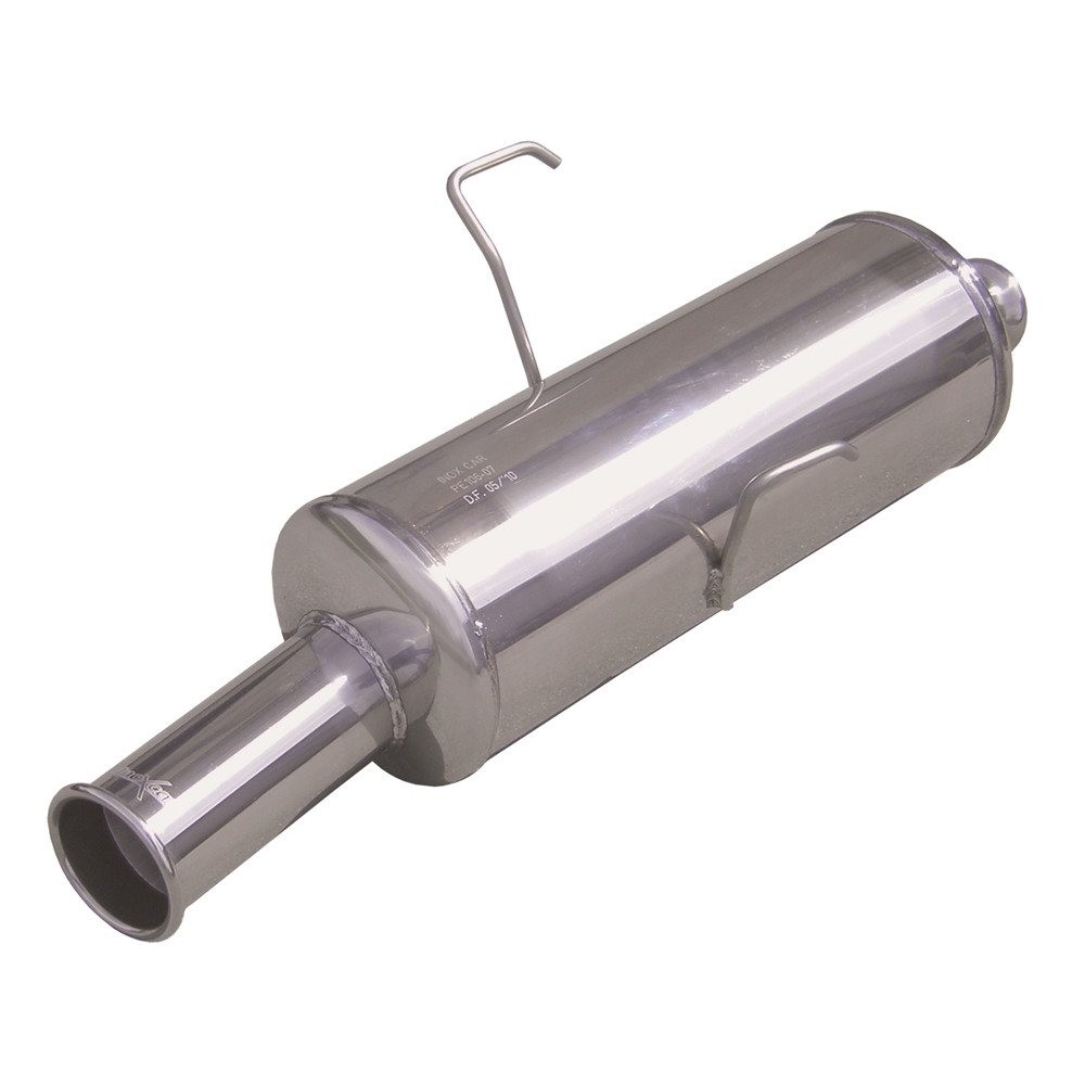 Inoxcar Exhaust Rear Silencer 1X76 Retrò Style PEUGEOT 106 MK 2 1.6 16V RALLYE / GTi / 1.6 16V 1996-2003 - IC-PE10607RT - PE106.07.RT - 3661768315613