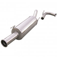 Scarico Inoxcar Silenziatore Terminale 1X76 Retrò Style RENAULT CLIO 1 1.8 16V (135CV) prima del 1998