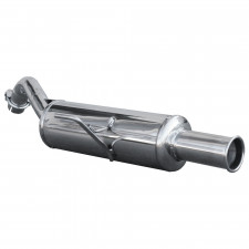 Scarico Inoxcar Silenziatore Terminale 1X76 Retrò Style RENAULT CLIO 2 RS 2.0 fase2 (172CV) 2002-2003 diam 54