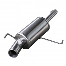 Auspuff Inoxcar Endschalldämpfer hinten 1X80 ALFA ROMEO 147 1.6 TS 105CV nach 2001 diam 48