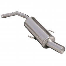 Inoxcar Exhaust Rear Silencer 1X80 ALFA ROMEO 156 2.0 TS (150HP) after 1997 diam 50