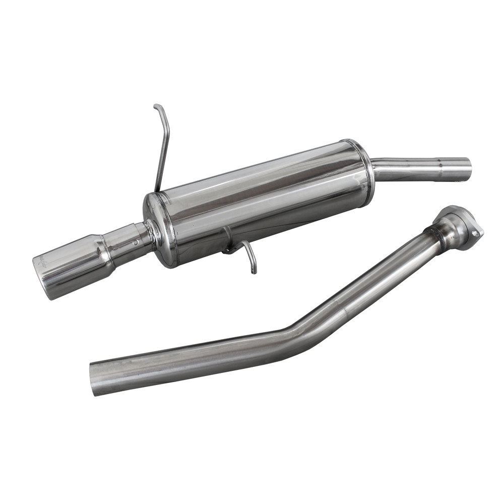 Scarico Inoxcar Silenziatore Terminale 1X80 BMW E36 323i 24V (170CV) dopo il 1992 - IC-BME360680 - BME36.06.80 - 3661768112274