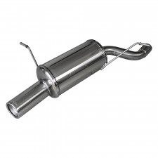 Scarico Inoxcar Silenziatore Terminale 1X80 BMW E46 318Ti Compact (143CV) 2002-2005