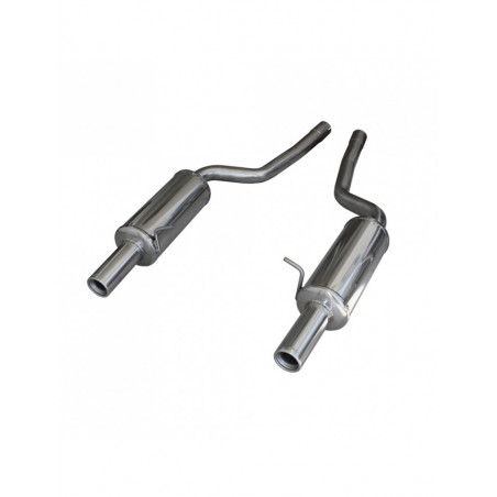 Auspuff Inoxcar Endschalldämpfer Hinten 1X80 rechts+links AUDI A6 Typ 4B RS6 4.2i V8 450CV 2002-2004