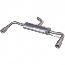 Inoxcar Exhaust Rear Silencer 1X80 right+left VOLKSWAGEN SCIROCCO 2.0 R TSI DSG (265HP) after 2010
