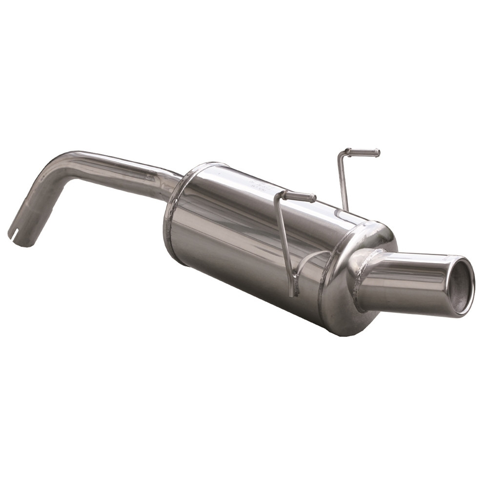 Inoxcar Exhaust Rear Silencer 1X80 FIAT 500 1.2 (69HP) after 2007 diam 40 - IC-FICQ0780 - FICQ.07.80 - 3661768397404