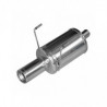 Scarico Inoxcar Silenziatore Terminale 1X80 FIAT 500 Restyling dopo il 2013 1.2 (69cv)