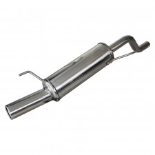 Auspuff Inoxcar Endschalldämpfer hinten 1X80 FIAT GRANDE PUNTO Typ 199 1.3 MJET 75PS nach 2005 diam 45