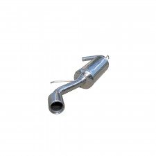 Auspuff Inoxcar Endschalldämpfer hinten 1X80 FIAT SEICENTO 0.9 39PS / 1.1 SPORTING 54PS nach 1998