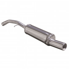 Inoxcar Exhaust Rear Silencer 1X80 FIAT STILO 1.9 JTD (80HP-115HP) after 2005 diam 52