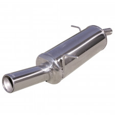 Inoxcar Exhaust Rear Silencer 1X80 FORD FIESTA 6° serie (‘08) 1.4 16V (96HP) after 2008 diam 42