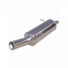 Auspuff Inoxcar Endschalldämpfer hinten 1X80 FORD FIESTA 6° serie '08 1.4 16V 96CV nach 2008 diam 42