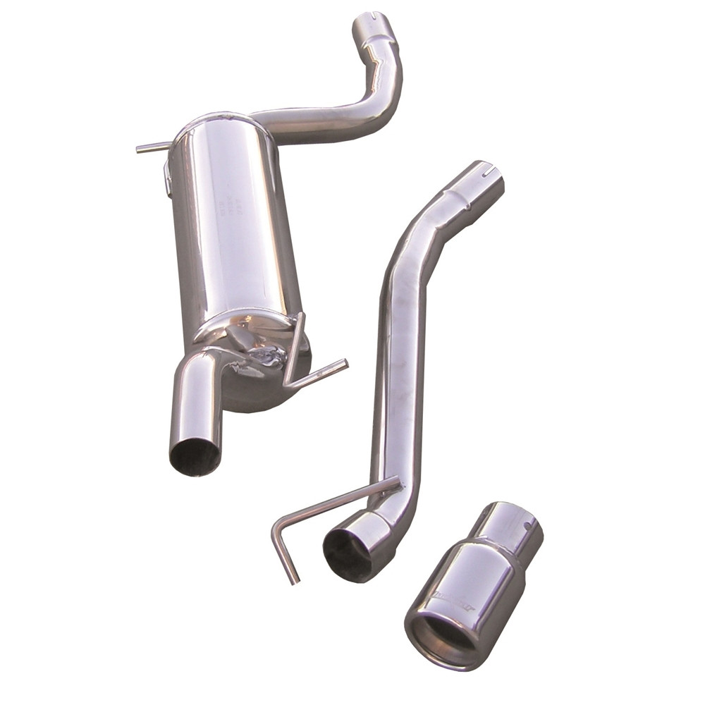 Auspuff Inoxcar Endschalldämpfer hinten 1X80 FORD FOCUS 1er serie 1.8 16V 115CV 1999-2004 diam 50 - IC-FOFO0280 - FOFO.02.80 - 3661768117088