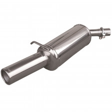 Scarico Inoxcar Silenziatore Terminale 1X80 OPEL CORSA A 1.4 prima del 1993 diam 45
