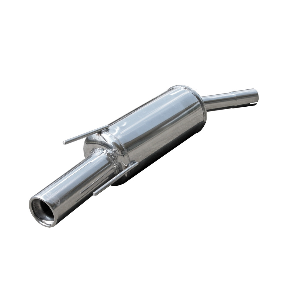Auspuff Inoxcar Endschalldämpfer hinten 1X80 OPEL TIGRA A 1.6 16V 106CV 1994-1997 diam 45 - IC-OPTI0280 - OPTI.02.80 - 3661768297612