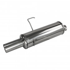 Scarico Inoxcar Silenziatore Terminale 1X80 PEUGEOT 106 1er serie (TYPE 1C) 1.6 (88CV) prima del 1996