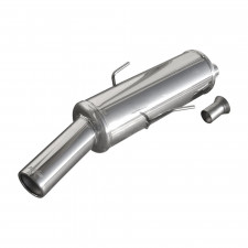 Auspuff Inoxcar Endschalldämpfer hinten 1X80 PEUGEOT 205 1.6 89CV 1989-1997