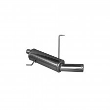 Auspuff Inoxcar Endschalldämpfer hinten 1X80 PEUGEOT 206 SW 1.6 16V 110CV nach 2002