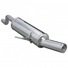 Inoxcar Exhaust Rear Silencer 1X80 RENAULT CLIO 2 1.6 (90HP) before 2001 diam 45