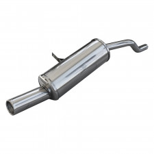 Inoxcar Exhaust Rear Silencer 1X80 RENAULT Clio 3 1.2 TURBO (100HP) after 2009  diam 40