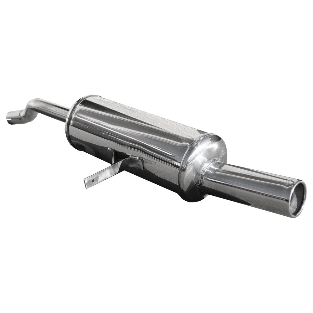 Scarico Inoxcar Silenziatore Terminale 1X80 RENAULT CLIO 3 1.4 16V (98CV) dopo il 2005 diam 45 - IC-RECL1980 - RECL.19.80 - 3661768398302