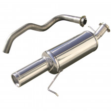 Scarico Inoxcar Silenziatore Terminale 1X80 SEAT IBIZA (Tipo 6K) 1.6 8V GTi (101CV) 1996-2000 diam 50