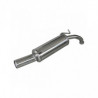 Auspuff Inoxcar Endschalldämpfer hinten 1X80 TOYOTA YARIS 1.5 TS Turbo 105PS 2003-2005