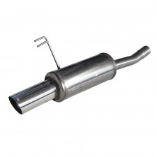Inoxcar Exhaust Rear Silencer 1X90 RALLY FIAT PUNTO (Type 176) 1.4 GT TURBO (131HP) before 1999 diam 54