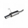 Auspuff Inoxcar Endschalldämpfer hinten 1X90 RALLY FIAT PUNTO Typ 176 1.4 GT TURBO 131CV vor 1999 Durchm. 54