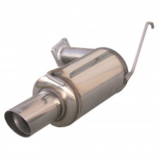 Scarico Inoxcar Silenziatore Terminale 1X90 RALLY MITSUBISHI LANCER EVO VII (280CV) 2001-2003