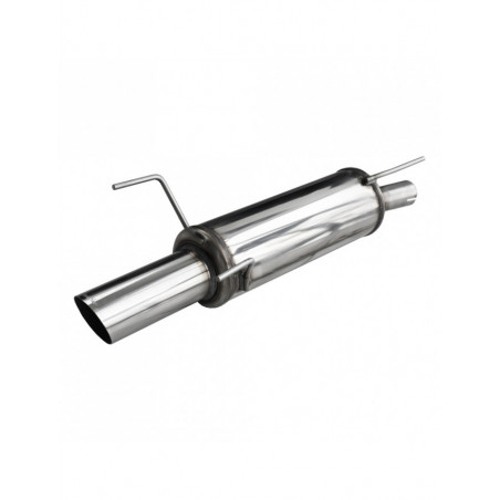 Scarico Inoxcar Silenziatore Terminale 1X90 RALLY OPEL ASTRA F 2.0 16V GSI (150CV) 3 Fissaggi