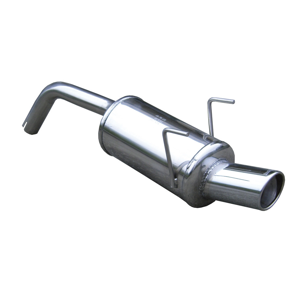 Inoxcar Exhaust Rear Silencer 1X90 X-RACE FIAT 500 1.3 MJET (75HP) after 2007 diam 42 - IC-FICQ04XR90 - FICQ.04.XR90 - 3661768113486